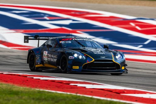 #24 Aston Martin Vantage AMR GT3 EVO of Gray Newell and Darren Turner, Heart of Racing Team, Pro-Am, GT World Challenge America Powered by AWS, SRO America, Circuit of the Americas, Austin, TX, April 25-27, 2025.
 | Fabian Lagunas | www.lagunasphotography.com | For SRO Motorsports Group 2025