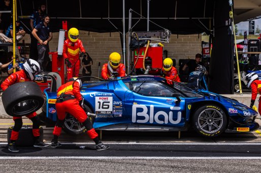 #16 Ferrari 296 GT3 of Marcelo Hahn and Allam Khodair, AF Corse, Pro-Am, GT World Challenge America Powered by AWS, SRO America, Circuit of the Americas, Austin, TX, April 25-27, 2025.
 | Fabian Lagunas | www.lagunasphotography.com | For SRO Motorsports Group 2025