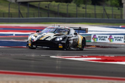 #2 Aston Martin Vantage AMR GT3 EVO of Jason Bell and Michael Cooper, RacersEdge, Pro-Am, GT World Challenge America Powered by AWS, SRO America, Circuit of the Americas, Austin, TX, April 25-27, 2025.
 | Fabian Lagunas | www.lagunasphotography.com | For SRO Motorsports Group 2025