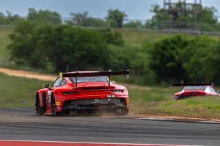 #92 Porsche 992 GT3 R of Jean-Frederic Laberge and Kyle Marcelli, LAB Motorsport by GT Racing, Pro-Am, GT World Challenge America Powered by AWS, SRO America, Circuit of the Americas, Austin, TX, April 25-27, 2025.
 | Fabian Lagunas | www.lagunasphotography.com | For SRO Motorsports Group 2025
