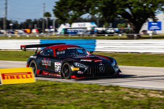 #27 Mercedes-AMG GT3 of Jason Daskalos and Isaac Sherman, CRP Racing, Pro-Am, GT World Challenge America Powered by AWS, SRO America, Sebring International Raceway, Sebring, FL, May 15-18, 2025.
 | Fabian Lagunas | www.lagunasphotography.com | For SRO Motorsports Group 2025