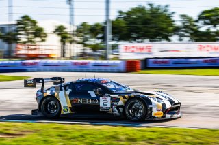 #2 Aston Martin Vantage AMR GT3 EVO of Jason Bell and Michael Cooper, RacersEdge, Pro-Am, GT World Challenge America Powered by AWS, SRO America, Sebring International Raceway, Sebring, FL, May 15-18, 2025.
 | Fabian Lagunas | www.lagunasphotography.com | For SRO Motorsports Group 2025