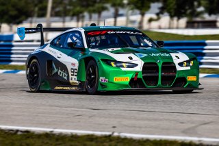 #99 BMW M4 GT3 EVO of Kenton Koch and Connor De Phillippi, Random Vandals Racing, Pro, GT World Challenge America Powered by AWS, SRO America, Sebring International Raceway, Sebring, FL, May 15-18, 2025.
 | Fabian Lagunas | www.lagunasphotography.com | For SRO Motorsports Group 2025