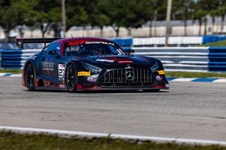 #27 Mercedes-AMG GT3 of Jason Daskalos and Isaac Sherman, CRP Racing, Pro-Am, GT World Challenge America Powered by AWS, SRO America, Sebring International Raceway, Sebring, FL, May 15-18, 2025.
 | Fabian Lagunas | www.lagunasphotography.com | For SRO Motorsports Group 2025