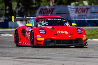 #92 Porsche 992 GT3 R of Jean-Frederic Laberge and Kyle Marcelli, LAB Motorsport by GT Racing, Pro-Am, GT World Challenge America Powered by AWS, SRO America, Sebring International Raceway, Sebring, FL, May 15-18, 2025.
 | Fabian Lagunas | www.lagunasphotography.com | For SRO Motorsports Group 2025