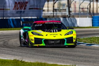 #11 Chevrolet Corvette Z06 GT3.R of Blake McDonald and Matt Bell, DXDT Racing, Pro-Am, GT World Challenge America Powered by AWS, SRO America, Sebring International Raceway, Sebring, FL, May 15-18, 2025.
 | Fabian Lagunas | www.lagunasphotography.com | For SRO Motorsports Group 2025