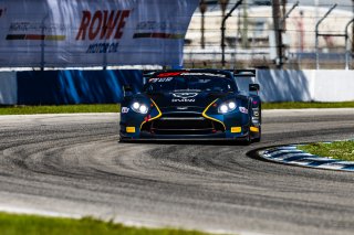 #24 Aston Martin Vantage AMR GT3 EVO of Gray Newell and Darren Turner, Heart of Racing Team, Pro-Am, GT World Challenge America Powered by AWS, SRO America, Sebring International Raceway, Sebring, FL, May 15-18, 2025.
 | Fabian Lagunas | www.lagunasphotography.com | For SRO Motorsports Group 2025