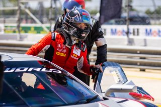 #50 Chevrolet Corvette Z06 GT3.R of Ross Chouest and Aaron Povoledo, Chouest Povoledo Racing, Pro-Am, GT World Challenge America Powered by AWS, SRO America, Sebring International Raceway, Sebring, FL, May 15-18, 2025.
 | Fabian Lagunas | www.lagunasphotography.com | For SRO Motorsports Group 2025