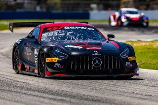 #27 Mercedes-AMG GT3 of Jason Daskalos and Isaac Sherman, CRP Racing, Pro-Am, GT World Challenge America Powered by AWS, SRO America, Sebring International Raceway, Sebring, FL, May 15-18, 2025.
 | Fabian Lagunas | www.lagunasphotography.com | For SRO Motorsports Group 2025
