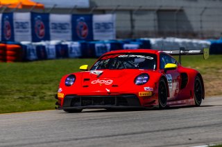 #92 Porsche 992 GT3 R of Jean-Frederic Laberge and Kyle Marcelli, LAB Motorsport by GT Racing, Pro-Am, GT World Challenge America Powered by AWS, SRO America, Sebring International Raceway, Sebring, FL, May 15-18, 2025.
 | Fabian Lagunas | www.lagunasphotography.com | For SRO Motorsports Group 2025
