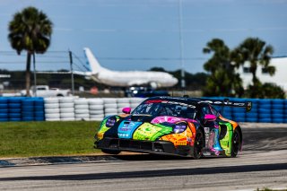 #32 Porsche 992 GT3 R of Kyle Washington and Tom Sargent, GMG Racing, Pro-Am, GT World Challenge America Powered by AWS, SRO America, Sebring International Raceway, Sebring, FL, May 15-18, 2025.
 | Fabian Lagunas | www.lagunasphotography.com | For SRO Motorsports Group 2025