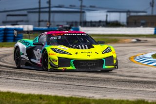 #11 Chevrolet Corvette Z06 GT3.R of Blake McDonald and Matt Bell, DXDT Racing, Pro-Am, GT World Challenge America Powered by AWS, SRO America, Sebring International Raceway, Sebring, FL, May 15-18, 2025.
 | Fabian Lagunas | www.lagunasphotography.com | For SRO Motorsports Group 2025