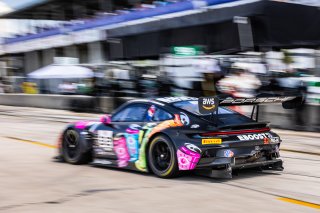 #32 Porsche 992 GT3 R of Kyle Washington and Tom Sargent, GMG Racing, Pro-Am, GT World Challenge America Powered by AWS, SRO America, Sebring International Raceway, Sebring, FL, May 15-18, 2025.
 | Fabian Lagunas | www.lagunasphotography.com | For SRO Motorsports Group 2025