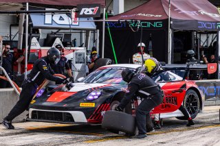 #18 Porsche 992 GT3 R of Alex Sedgwick and Jan Heylen, RS1, Pro, GT World Challenge America Powered by AWS, SRO America, Sebring International Raceway, Sebring, FL, May 15-18, 2025.
 | Fabian Lagunas | www.lagunasphotography.com | For SRO Motorsports Group 2025