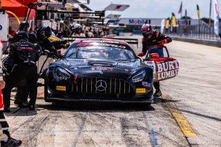 #91 Mercedes-AMG GT3 of Jeff Burton and Philip Ellis, Regulator Racing, Pro-Am, GT World Challenge America Powered by AWS, SRO America, Sebring International Raceway, Sebring, FL, May 15-18, 2025.
 | Fabian Lagunas | www.lagunasphotography.com | For SRO Motorsports Group 2025
