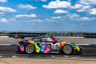 #32 Porsche 992 GT3 R of Kyle Washington and Tom Sargent, GMG Racing, Pro-Am, GT World Challenge America Powered by AWS, SRO America, Sebring International Raceway, Sebring, FL, May 15-18, 2025.
 | Fabian Lagunas | www.lagunasphotography.com | For SRO Motorsports Group 2025