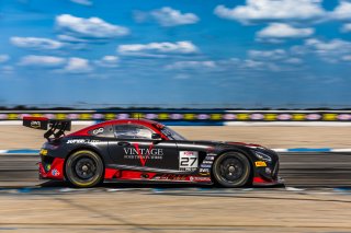 #27 Mercedes-AMG GT3 of Jason Daskalos and Isaac Sherman, CRP Racing, Pro-Am, GT World Challenge America Powered by AWS, SRO America, Sebring International Raceway, Sebring, FL, May 15-18, 2025.
 | Fabian Lagunas | www.lagunasphotography.com | For SRO Motorsports Group 2025