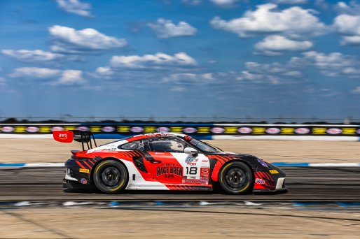 #18 Porsche 992 GT3 R of Alex Sedgwick and Jan Heylen, RS1, Pro, GT World Challenge America Powered by AWS, SRO America, Sebring International Raceway, Sebring, FL, May 15-18, 2025.
 | Fabian Lagunas | www.lagunasphotography.com | For SRO Motorsports Group 2025