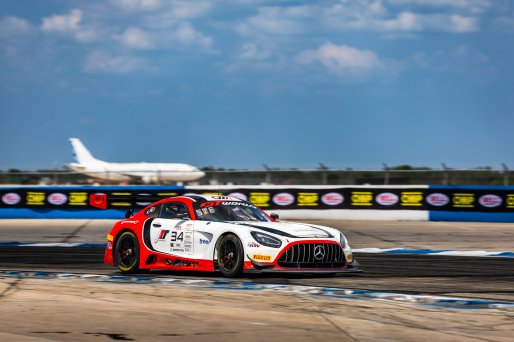 #34 Mercedes-AMG GT3 of Michai Stephens and Mikael Grenier, JMF Motorsports, Pro, GT World Challenge America Powered by AWS, SRO America, Sebring International Raceway, Sebring, FL, May 15-18, 2025.
 | Fabian Lagunas | www.lagunasphotography.com | For SRO Motorsports Group 2025