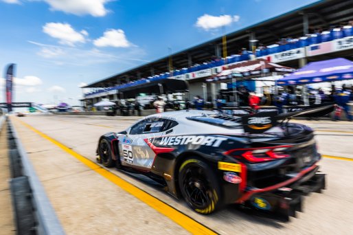 #50 Chevrolet Corvette Z06 GT3.R of Ross Chouest and Aaron Povoledo, Chouest Povoledo Racing, Pro-Am, GT World Challenge America Powered by AWS, SRO America, Sebring International Raceway, Sebring, FL, May 15-18, 2025.
 | Fabian Lagunas | www.lagunasphotography.com | For SRO Motorsports Group 2025