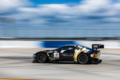 #2 Aston Martin Vantage AMR GT3 EVO of Jason Bell and Michael Cooper, RacersEdge, Pro-Am, GT World Challenge America Powered by AWS, SRO America, Sebring International Raceway, Sebring, FL, May 15-18, 2025.
 | Fabian Lagunas | www.lagunasphotography.com | For SRO Motorsports Group 2025