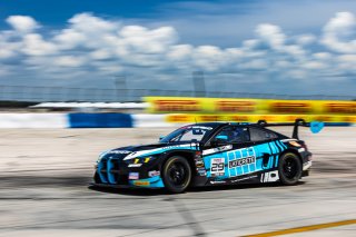 #29 BMW M4 GT3 EVO of Justin Rothberg and Robby Foley, Turner Motorsport, Pro-Am, GT World Challenge America Powered by AWS, SRO America, Sebring International Raceway, Sebring, FL, May 15-18, 2025.
 | Fabian Lagunas | www.lagunasphotography.com | For SRO Motorsports Group 2025