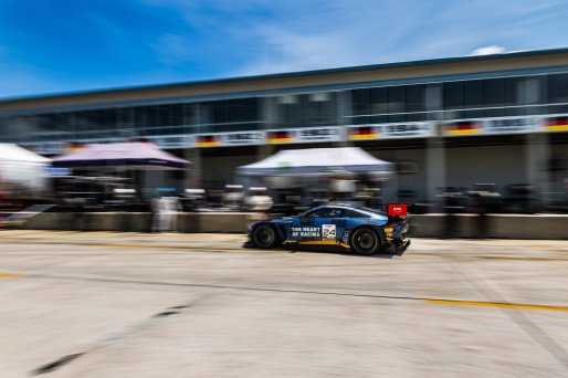 #24 Aston Martin Vantage AMR GT3 EVO of Gray Newell and Darren Turner, Heart of Racing Team, Pro-Am, GT World Challenge America Powered by AWS, SRO America, Sebring International Raceway, Sebring, FL, May 15-18, 2025.
 | Fabian Lagunas | www.lagunasphotography.com | For SRO Motorsports Group 2025