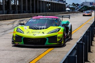 #11 Chevrolet Corvette Z06 GT3.R of Blake McDonald and Matt Bell, DXDT Racing, Pro-Am, GT World Challenge America Powered by AWS, SRO America, Sebring International Raceway, Sebring, FL, May 15-18, 2025.
 | Fabian Lagunas | www.lagunasphotography.com | For SRO Motorsports Group 2025