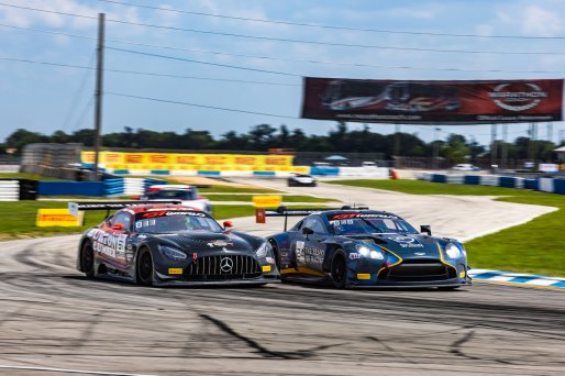 #24 Aston Martin Vantage AMR GT3 EVO of Gray Newell and Darren Turner, Heart of Racing Team, Pro-Am, GT World Challenge America Powered by AWS, SRO America, Sebring International Raceway, Sebring, FL, May 15-18, 2025.
 | Fabian Lagunas | www.lagunasphotography.com | For SRO Motorsports Group 2025