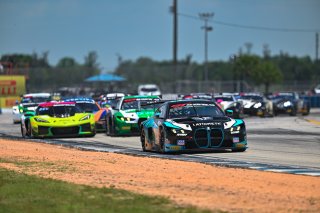 #29 BMW M4 GT3 EVO of Justin Rothberg and Robby Foley, Turner Motorsport, Pro-Am, GT World Challenge America Powered by AWS, SRO America, Sebring International Raceway, Sebring, FL, May 15-18, 2025.
 | Fred Hardy | www.FredHardyPhoto.com for SRO America ©2025