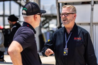 Grid walk at GT World Challenge America Powered by AWS, SRO America, Sebring International Raceway, Sebring, FL, May 15-18, 2025. Greg Gill, SRO CEO
 | Fabian Lagunas | www.lagunasphotography.com | For SRO Motorsports Group 2025