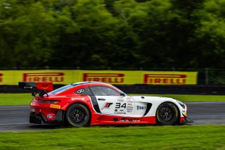 #34 Mercedes-AMG GT3 of Michai Stephens and Mikael Grenier, JMF Motorsports, Pro, GT World Challenge America Powered by AWS, SRO America, Virginia International Raceway, Alton, VA, July 18-20, 2025
 | Fabian Lagunas | www.lagunasphotography.com | For SRO Motorsports Group 2025