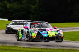 #32 Porsche 992 GT3 R of Kyle Washington and Tom Sargent, GMG Racing, Pro-Am, GT World Challenge America Powered by AWS, SRO America, Virginia International Raceway, Alton, VA, July 18-20, 2025
 | Fabian Lagunas | www.lagunasphotography.com | For SRO Motorsports Group 2025