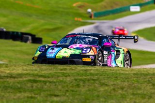#32 Porsche 992 GT3 R of Kyle Washington and Tom Sargent, GMG Racing, Pro-Am, GT World Challenge America Powered by AWS, SRO America, Virginia International Raceway, Alton, VA, July 18-20, 2025.
 | Fabian Lagunas | www.lagunasphotography.com | For SRO Motorsports Group 2025