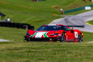 #16 Ferrari 296 GT3 of Marcelo Hahn and Allam Khodair, AF Corse, Pro-Am, GT World Challenge America Powered by AWS, SRO America, Virginia International Raceway, Alton, VA, July 18-20, 2025.
 | Fabian Lagunas | www.lagunasphotography.com | For SRO Motorsports Group 2025