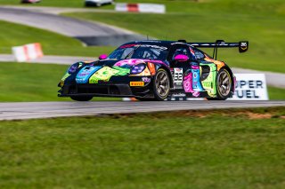 #32 Porsche 992 GT3 R of Kyle Washington and Tom Sargent, GMG Racing, Pro-Am, GT World Challenge America Powered by AWS, SRO America, Virginia International Raceway, Alton, VA, July 18-20, 2025.
 | Fabian Lagunas | www.lagunasphotography.com | For SRO Motorsports Group 2025