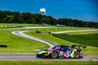 #32 Porsche 992 GT3 R of Kyle Washington and Tom Sargent, GMG Racing, Pro-Am, GT World Challenge America Powered by AWS, SRO America, Virginia International Raceway, Alton, VA, July 18-20, 2025.
 | Fabian Lagunas | www.lagunasphotography.com | For SRO Motorsports Group 2025