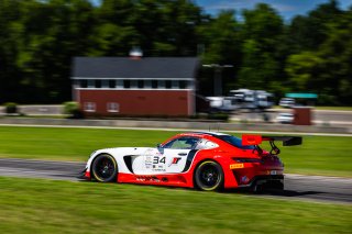 #34 Mercedes-AMG GT3 of Michai Stephens and Mikael Grenier, JMF Motorsports, Pro, GT World Challenge America Powered by AWS, SRO America, Virginia International Raceway, Alton, VA, July 18-20, 2025.
 | Fabian Lagunas | www.lagunasphotography.com | For SRO Motorsports Group 2025