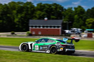 #51 BMW M4 GT3 EVO of Varun Choksey and Bill Auberlen, Random Vandals Racing, Pro, GT World Challenge America Powered by AWS, SRO America, Virginia International Raceway, Alton, VA, July 18-20, 2025.
 | Fabian Lagunas | www.lagunasphotography.com | For SRO Motorsports Group 2025