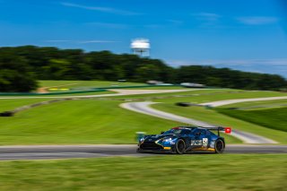 #24 Aston Martin Vantage AMR GT3 EVO of Gray Newell and Darren Turner, Heart of Racing Team, Pro-Am, GT World Challenge America Powered by AWS, SRO America, Virginia International Raceway, Alton, VA, July 18-20, 2025.
 | Fabian Lagunas | www.lagunasphotography.com | For SRO Motorsports Group 2025