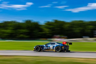 #24 Aston Martin Vantage AMR GT3 EVO of Gray Newell and Darren Turner, Heart of Racing Team, Pro-Am, GT World Challenge America Powered by AWS, SRO America, Virginia International Raceway, Alton, VA, July 18-20, 2025.
 | Fabian Lagunas | www.lagunasphotography.com | For SRO Motorsports Group 2025