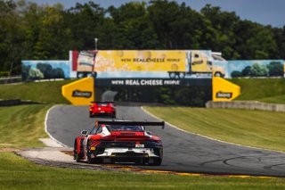#18 Porsche 992 GT3 R of Alex Sedgwick and Jan Heylen, RS1, GT World Challenge America, Pro, SRO America, Road America, Elkhart Lake, WI, Aug 15 - 17, 2025
 | Fabian Lagunas | www.lagunasphotography.com | For SRO Motorsports Group 2025