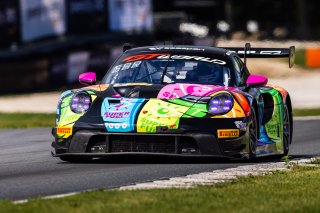 #32 Porsche 992 GT3 R of Kyle Washington and Tom Sargent, GMG Racing, GT World Challenge America, Pro-Am, SRO America, Road America, Elkhart Lake, WI, Aug 15 - 17, 2025
 | Fabian Lagunas | www.lagunasphotography.com | For SRO Motorsports Group 2025
