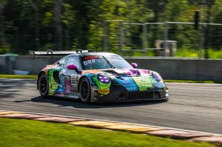 #32 Porsche 992 GT3 R of Kyle Washington and Tom Sargent, GMG Racing, GT World Challenge America, Pro-Am, SRO America, Road America, Elkhart Lake, WI, Aug 15 - 17, 2025
 | Fabian Lagunas | www.lagunasphotography.com | For SRO Motorsports Group 2025