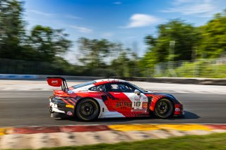 #18 Porsche 992 GT3 R of Alex Sedgwick and Jan Heylen, RS1, GT World Challenge America, Pro, SRO America, Road America, Elkhart Lake, WI, Aug 15 - 17, 2025
 | Fabian Lagunas | www.lagunasphotography.com | For SRO Motorsports Group 2025