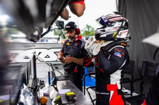 #18 Porsche 992 GT3 R of Alex Sedgwick and Jan Heylen, RS1, GT World Challenge America, Pro, SRO America, Road America, Elkhart Lake, WI, Aug 15 - 17, 2025
 | Fabian Lagunas | www.lagunasphotography.com | For SRO Motorsports Group 2025