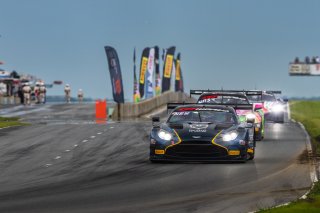 #24 Aston Martin Vantage AMR GT3 EVO of Gray Newell and Darren Turner, Heart of Racing Team, GT World Challenge America, Pro-Am, SRO America, Road America, Elkhart Lake, WI, Aug 15 - 17, 2025
 | Fabian Lagunas | www.lagunasphotography.com | For SRO Motorsports Group 2025