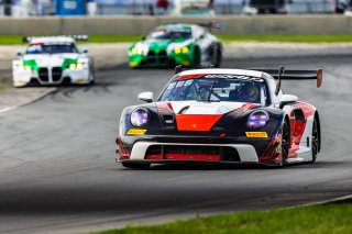 #18 Porsche 992 GT3 R of Alex Sedgwick and Jan Heylen, RS1, GT World Challenge America, Pro, SRO America, Road America, Elkhart Lake, WI, Aug 15 - 17, 2025
 | Fabian Lagunas | www.lagunasphotography.com | For SRO Motorsports Group 2025