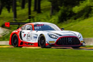 #34 Mercedes-AMG GT3 of Michai Stephens and Mikael Grenier, JMF Motorsports, GT World Challenge America, Pro, SRO America, Road America, Elkhart Lake, WI, Aug 15 - 17, 2025
 | Fabian Lagunas | www.lagunasphotography.com | For SRO Motorsports Group 2025