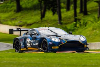 #24 Aston Martin Vantage AMR GT3 EVO of Gray Newell and Darren Turner, Heart of Racing Team, GT World Challenge America, Pro-Am, SRO America, Road America, Elkhart Lake, WI, Aug 15 - 17, 2025
 | Fabian Lagunas | www.lagunasphotography.com | For SRO Motorsports Group 2025